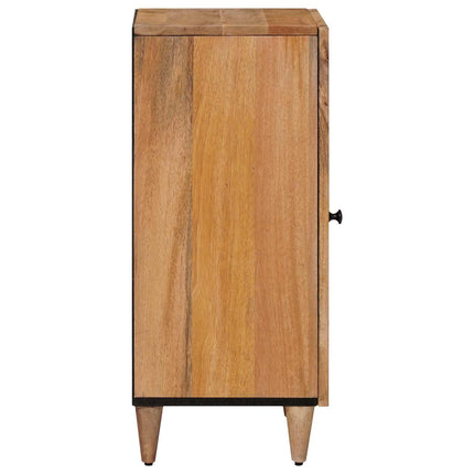 Sideboard med dörr Naturfärg 40 x 33 x 75 cm Massivt mangoträ