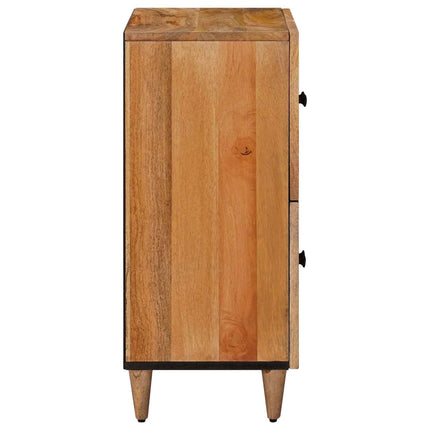 Sideboard med dörr Naturfärg 60 x 33 x 75 cm Massivt mangoträ