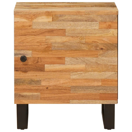 Nattduksbord 2 st Brun 40 x 33 x 46 cm Massivt mangoträ