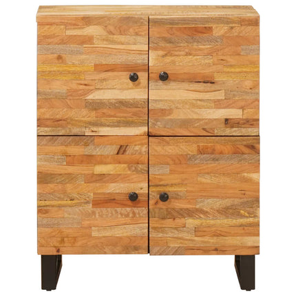Sidokabinett med lagring Brun 60 x 33 x 75 cm Massivt mangoträ