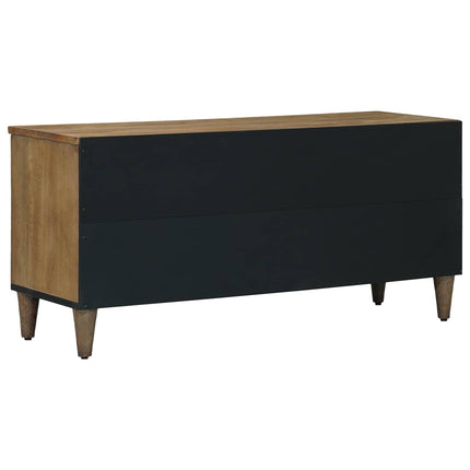 TV-skåp med låda Brun 100 x 33,5 x 46 cm Massivt mangoträ
