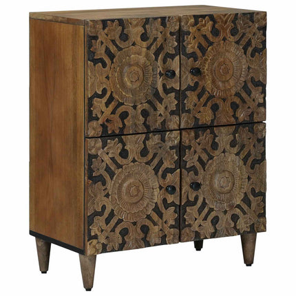 Sideboard med lagring Brun 60 x 33,5 x 75 cm Massivt mangoträ