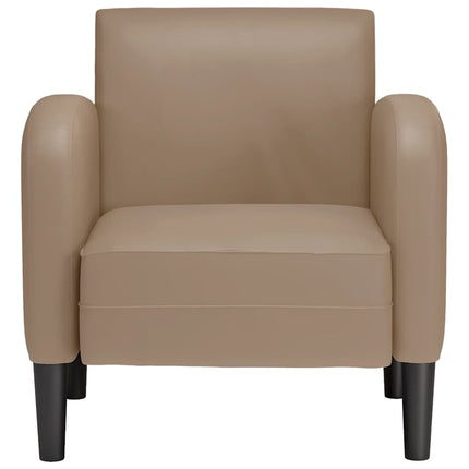 Soffstol med armstöd Cappuccino 54 cm konstläder