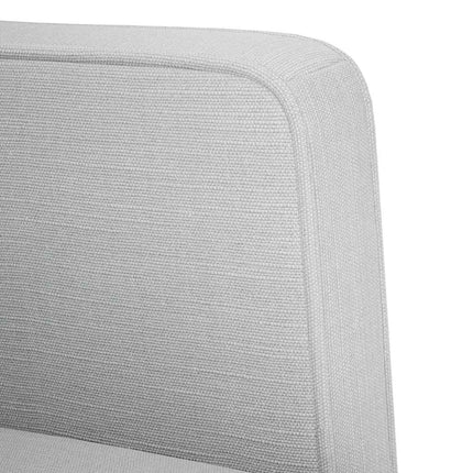Loveseat soffa molngrå 111 cm tyg