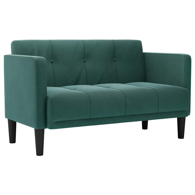 Loveseat Soffa 111 Cm Sammet