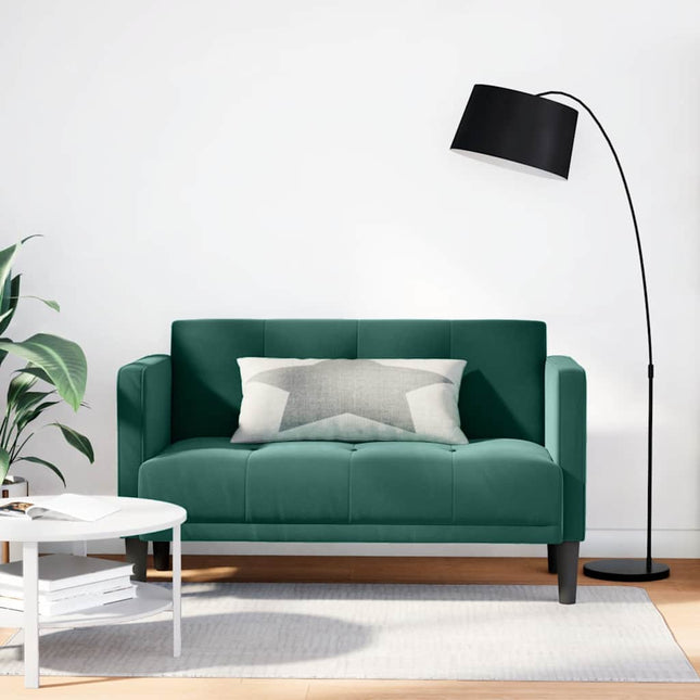 Loveseat Soffa 111 Cm Sammet