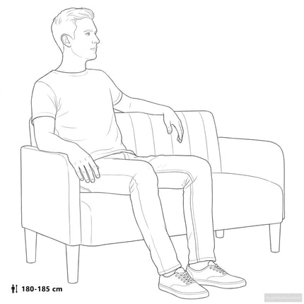 Loveseat soffa vinröd 109 cm sammet