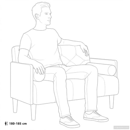 Loveseat soffa med bolsterdynor ljusgrå 110 cm sammet
