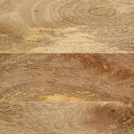 Tv-bänk svart 70x33,5x46 cm massivt grovt mangoträ