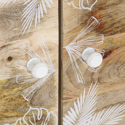 Soffbord 80X50X40 Cm Massivt Mangoträ