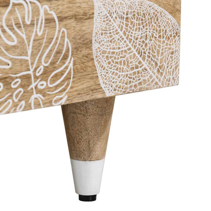 Soffbord 100X54X40 Cm Massivt Mangoträ