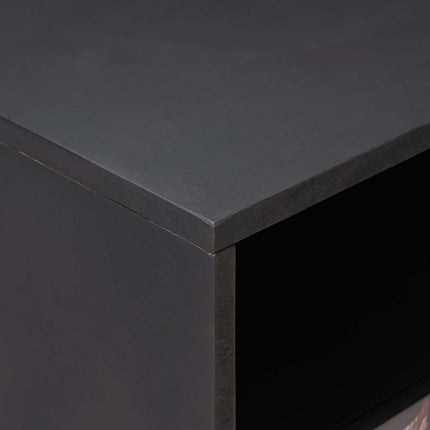 Sängbord Flerfärgsdesign 50 x 33 x 60 cm Massivt mangoträ