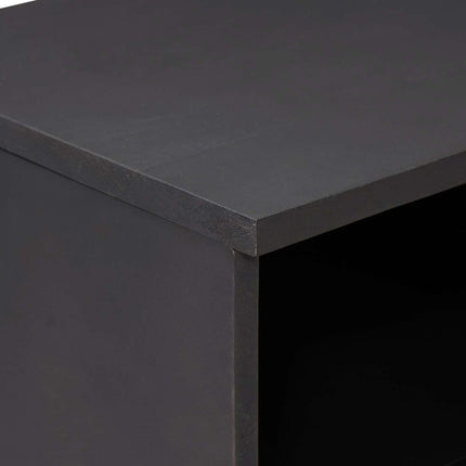 Förvaringsskåp med låda Flerfärgsdesign 100 x 33,5 x 46 cm