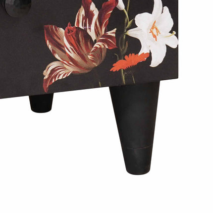 Förvaringsskåp med låda Flerfärgsdesign 100 x 33,5 x 46 cm