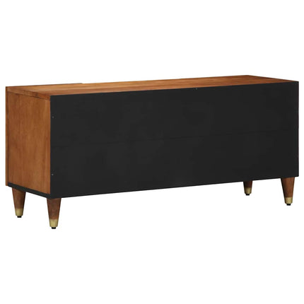 TV-skåp med hylla Honung brun 105 x 33 x 46 cm Massivt mangoträ