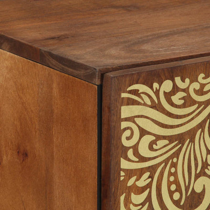 Sideboard Brun 60 x 33 x 75 cm Massivt mangoträ