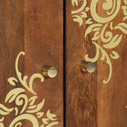 Sideboard Brun 60 x 33 x 75 cm Massivt mangoträ