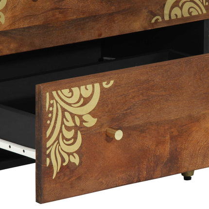 Sideboard Brun 60 x 33 x 75 cm Massivt mangoträ