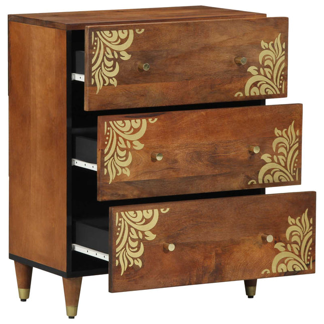 Sideboard Brun 60 x 33 x 75 cm Massivt mangoträ