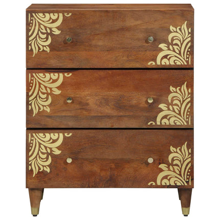Sideboard Brun 60 x 33 x 75 cm Massivt mangoträ