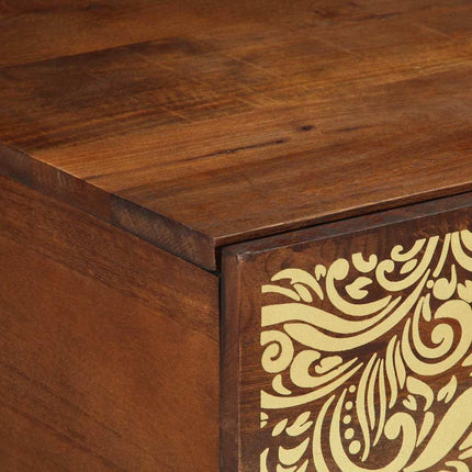 Kaffeebord Honung brun 100 x 54 x 40 cm Massivt mangoträ