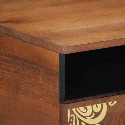 Kaffeebord Honung brun 80 x 54 x 40 cm Massivt mangoträ