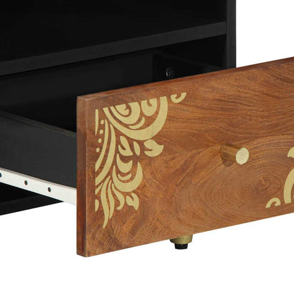 Kaffeebord Honung brun 80 x 54 x 40 cm Massivt mangoträ