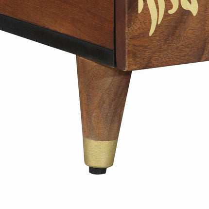 Kaffeebord Honung brun 80 x 54 x 40 cm Massivt mangoträ