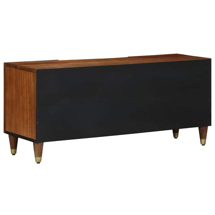 TV-skåp med låda Honung brun 105 x 33 x 46 cm Massivt mangoträ
