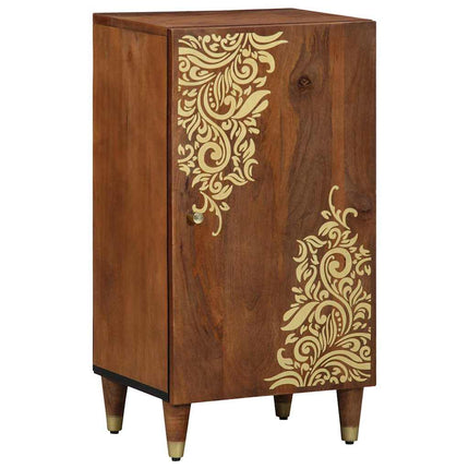 Sideboard med hylla Brun 40 x 33 x 75 cm Massivt mangoträ