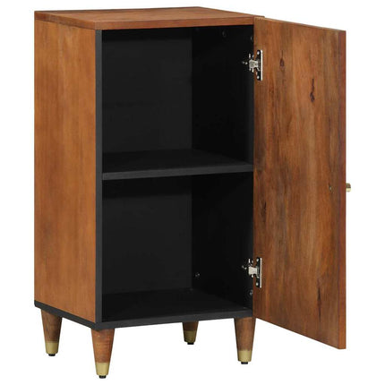 Sideboard med hylla Brun 40 x 33 x 75 cm Massivt mangoträ