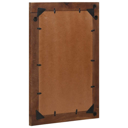 Badrumsspegel med spegel Honung brun 70 x 50 x 2,5 cm