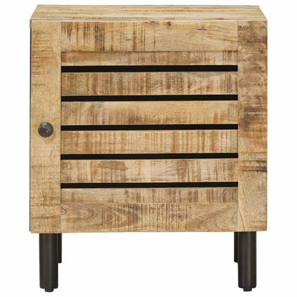 Sängbord 2 st Naturlig 40 x 33 x 46 cm Massivt mangoträ