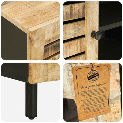 Förvaringsskåp Naturlig 105 x 33 x 46 cm Massivt mangoträ