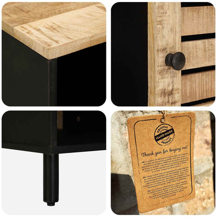 Kaffeebord Naturlig 80 x 50 x 40 cm Massivt mangoträ