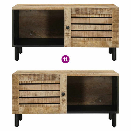 Kaffeebord Naturlig 80 x 50 x 40 cm Massivt mangoträ