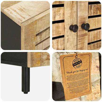 Kaffeebord Naturlig 80 x 50 x 40 cm Massivt mangoträ
