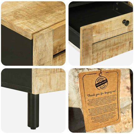 Förvaringsskåp Naturlig 105 x 33 x 46 cm Massivt mangoträ