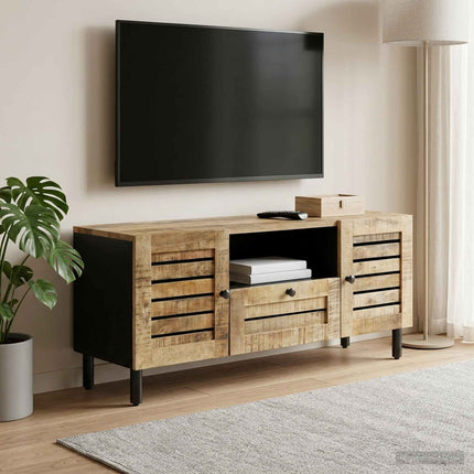Förvaringsskåp Naturlig 105 x 33 x 46 cm Massivt mangoträ