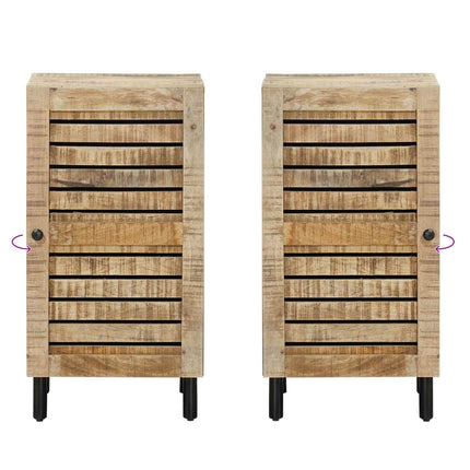 Förvaringsskåp Naturlig 40 x 33 x 75 cm Massivt mangoträ