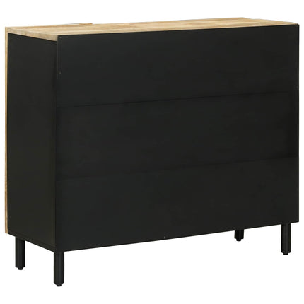 Förvaringsskåp Naturlig 90 x 33 x 75 cm Massivt mangoträ