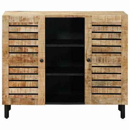 Förvaringsskåp Naturlig 90 x 33 x 75 cm Massivt mangoträ