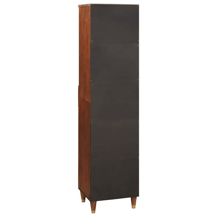 Sideboard med låda Brun 38 x 33,5 x 160 cm Massivt mangoträ