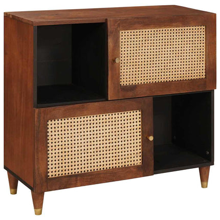 Sideboard Brun 80 x 33,5 x 75 cm Massivt mangoträ