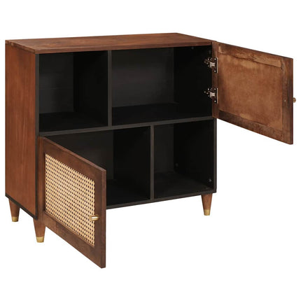 Sideboard Brun 80 x 33,5 x 75 cm Massivt mangoträ