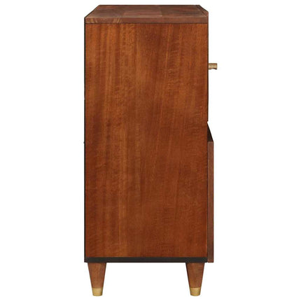 Sideboard Brun 80 x 33,5 x 75 cm Massivt mangoträ