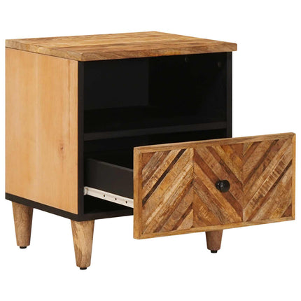 Sängbord 2 pcs Brun 50 x 33 x 60 cm Massivt mangoträ
