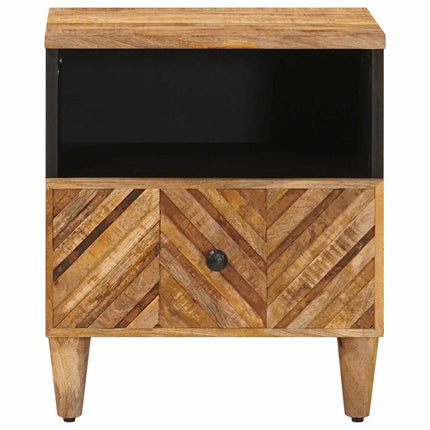 Sängbord 2 pcs Brun 50 x 33 x 60 cm Massivt mangoträ