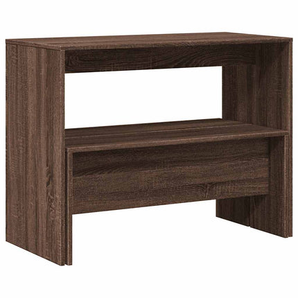 Matbord Och Bänkset 3 Delar I Konstruerat Trä