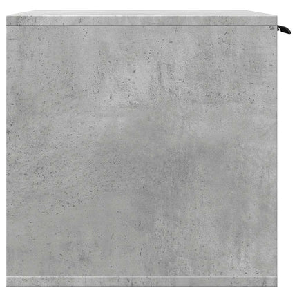 Skåp för kattlåda betonggrå 60x40x40 cm konstruerat trä